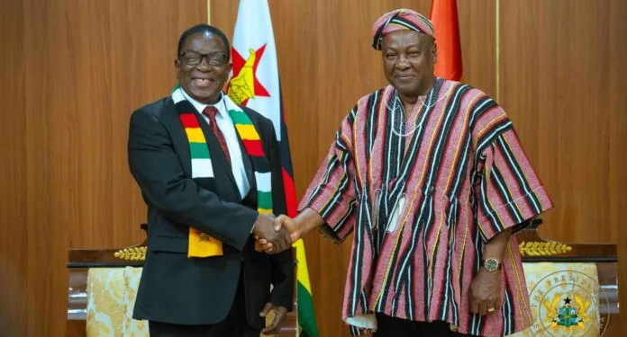 Zimbabwe grateful for Ghana’s role in independence struggle – President Mnangagwa
