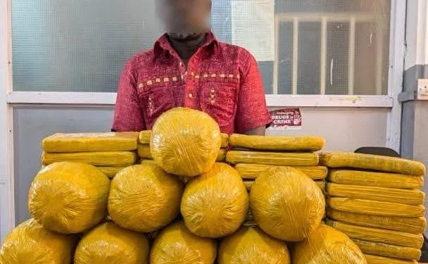 Driver arrested at Pankrono with 49 slabs of suspected narcotics