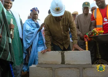 President Mahama cuts sod for Tamale’s largest 24-hour economy market