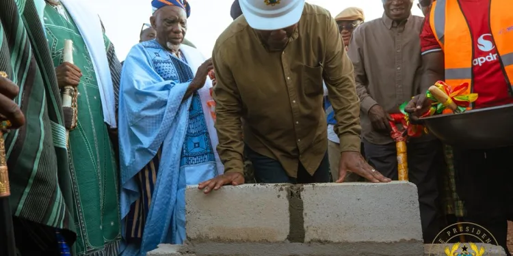 President Mahama cuts sod for Tamale’s largest 24-hour economy market