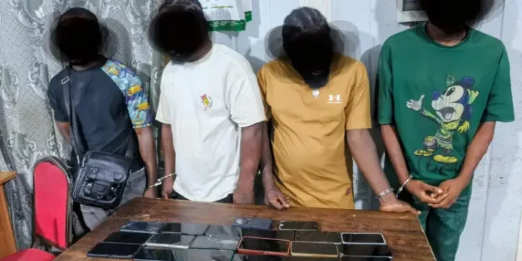 Four arrested in Kasoa Easter operation as 21 suspected stolen phones recovered