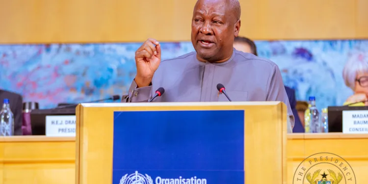 Mahama urges WHO to prioritise people over institutional comfort