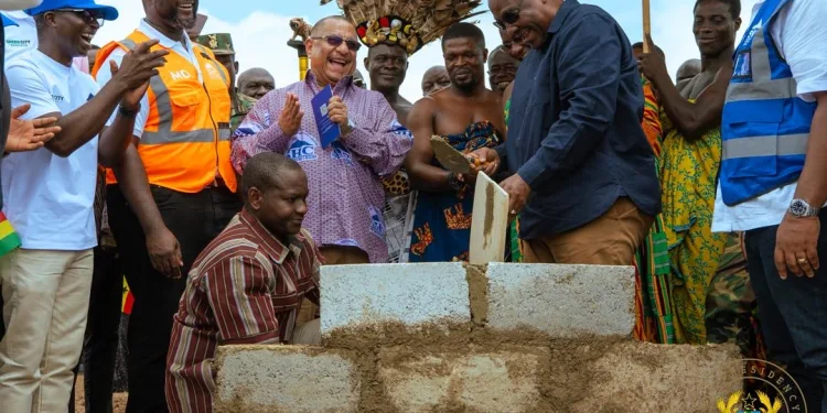 Mahama cuts sod for Green City Housing Project to address housing deficit