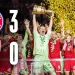 Harry Kane hat-trick secures German Cup for Bayern Munich