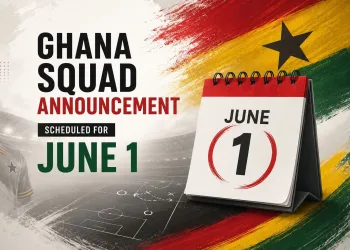 Ghana to announce final World Cup squad on Monday, June 1
