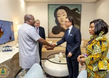 Prez Mahama arrives in London for high-level visit, to meet King Charles and UK Prime Minister