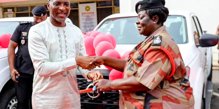 Interior Minister commissions new vehicles for Fire Service