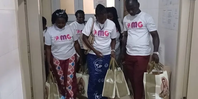 Obaasima Movement Ghana (OMG) celebrates mothers at Lapaz Community Hospital