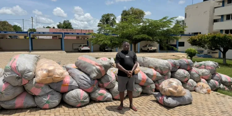 Police intercept suspected narcotics worth over GHS 2 million, arrest suspect for bribery