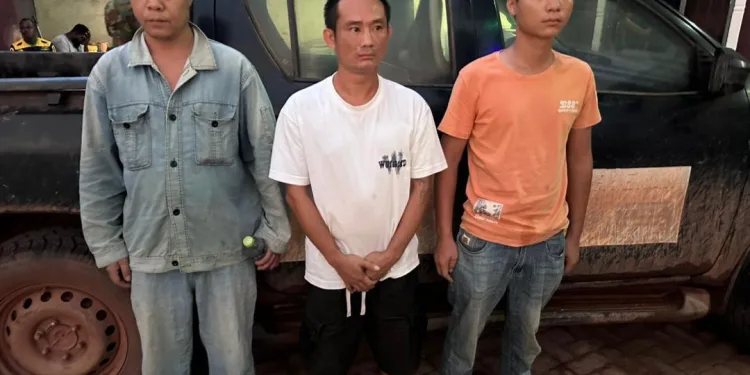 3 Chinese nationals arrested for polluting River Tano with illegal mining activities