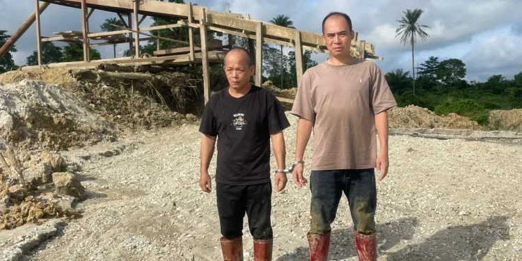 Two Chinese nationals arrested for illegal mining on Dankai River in Ashanti Region