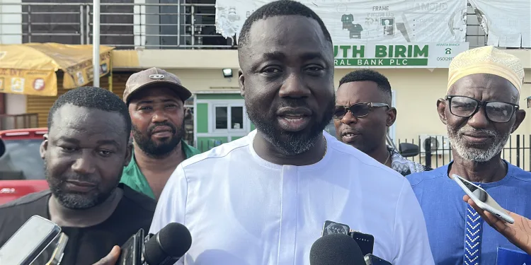 Former Akwatia NDC parliamentary aspirant organises donation exercise for widows in Akwatia