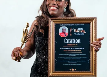 Nana Oye honoured for contributions to governance and human rights