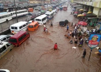 Neoplan, Kaneshie, Adenta, other areas submerged as heavy rains lash Accra
