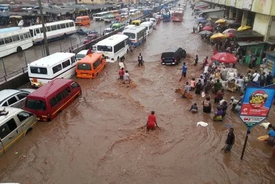 Neoplan, Kaneshie, Adenta, other areas submerged as heavy rains lash Accra