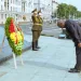President Mahama arrives in Belarus, lays wreath at Victory Monument