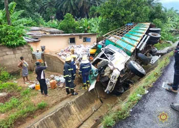 Two rescued in road crash at Kpeve in Volta Region