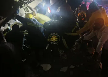 Woman retrieved dead, four others rescued from collapsed Adentan building