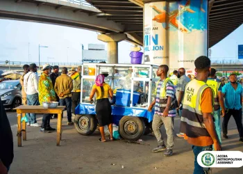 AMA orders end to hawking, trading activities under Kwame Nkrumah interchange