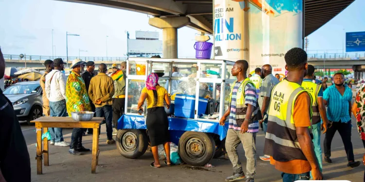 AMA orders end to hawking, trading activities under Kwame Nkrumah interchange