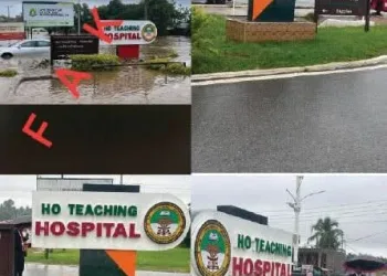 Ho Teaching Hospital denies flooding claims, says main entrance is accessible