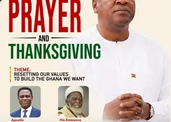 Ghana to observe 2026 National Day of Prayer and Thanksgiving on July 1