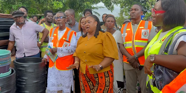 Okaikwei North MP supports 85 flood victims with relief items