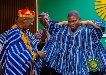 Buipewura Abdulai Jinapor II honours GoldBod CEO for leadership, service to Ghana