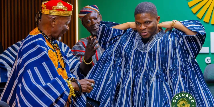 Buipewura Abdulai Jinapor II honours GoldBod CEO for leadership, service to Ghana
