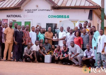 Deputy Energy Minister donates digital equipment to 56 communities in Gomoa West