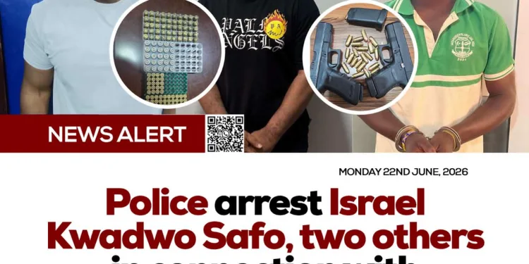 Israel Kwadwo Safo, two others caged over shooting incident