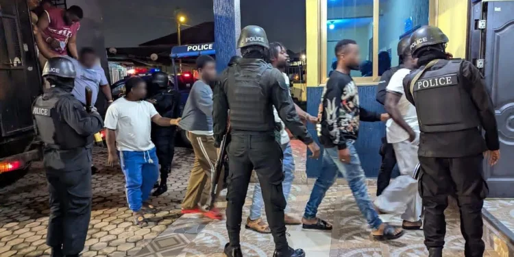 A/R: Police arrest 186 suspects including Nigerian and Togolese nationals in anti-crime crackdown