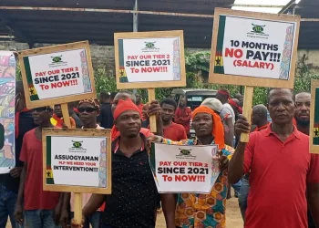 ATL workers stage peaceful protest over 10 months of unpaid salaries, poor conditions