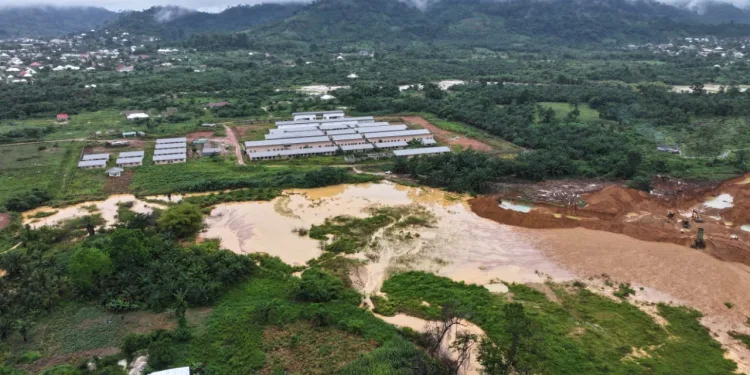 Galamsey threatens 90% complete Agenda 111 hospital at Adansi Asokwa