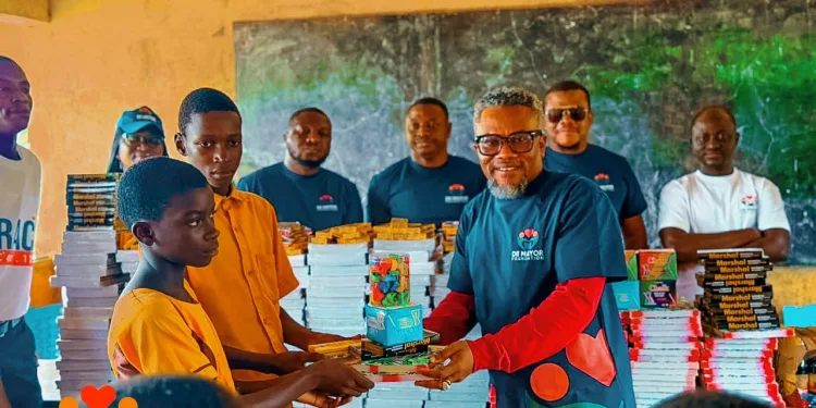 De Mayor Foundation marks one year with school donations in South Tongu