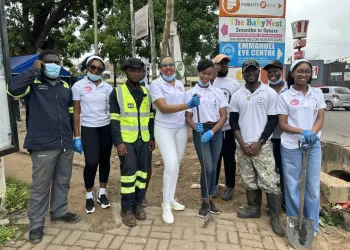 Miss Ghana 2026 contestants join Bus Stop Boys, BOST Energies for national clean-up exercise