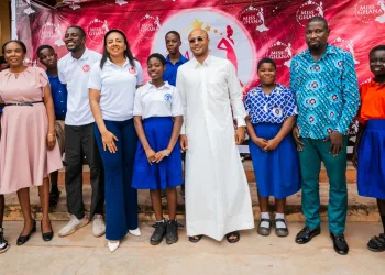 Dede Ayew joins Miss Ghana Foundation to mentor school children