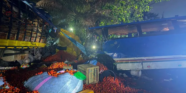 12 dead, 44 injured in a pile-up at Konongo