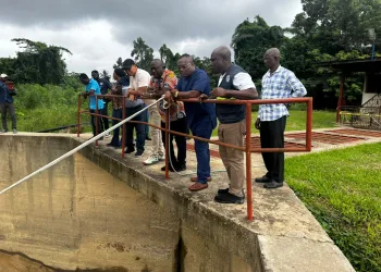 GWL MD inspects water plants under GH¢8.4 million GoldBod rehabilitation project