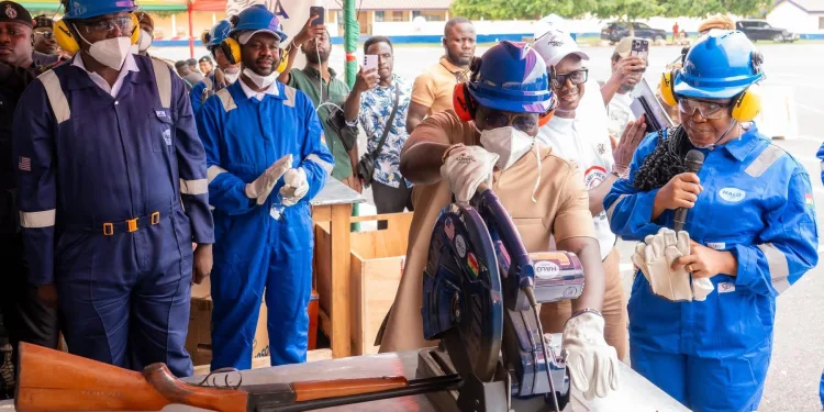 Guns destroyed will never return to our streets – Chief of Staff