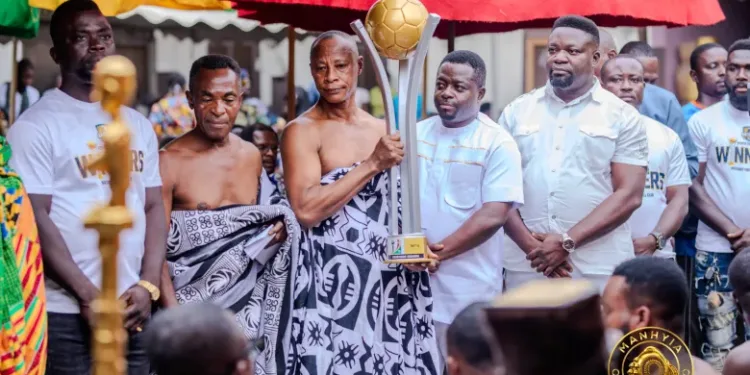 Nations FC receives blessings from Asantehene ahead of Conderation Cup Campaign