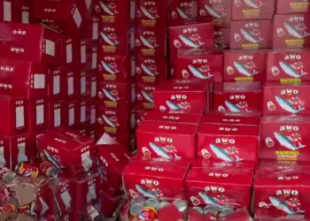 Bawumia answers retailer’s plea, buys 100 cartons of mackerel from him after flood damage