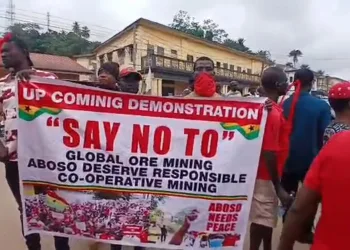 Aboso, Bompieso residents resist takeover of community mining concession by Global Ore Industry