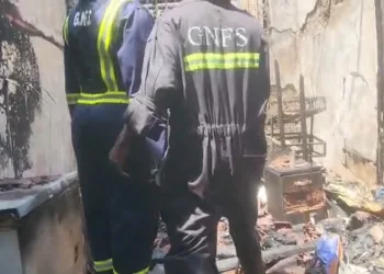 Fire guts laundry, bakery at East Legon near Trassaco, provision shop partially damaged