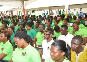 National Service Personnel protest alleged GHC180 deduction worth GHC12.6m for Zeus Atlas contract