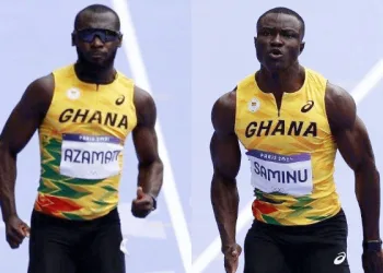 Benjamin Azamati, Saminu, qualify for 100m semi-final at 2026 Commonwealth Games