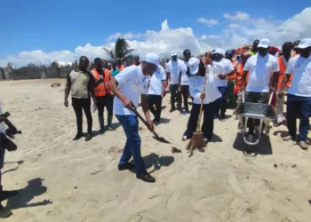Ghana Gas, Ellembelle Assembly launch beach-cleaning initiative