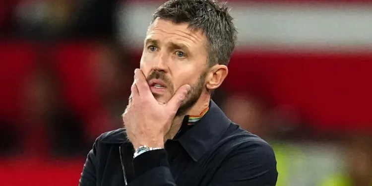 Michael Carrick’s Man Utd job hanging by a thread after Como humiliation