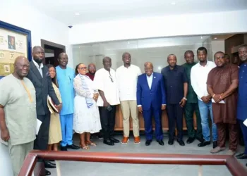 Akufo-Addo entreats NPP new executives to unite party behind Bawumia for Victory 2028