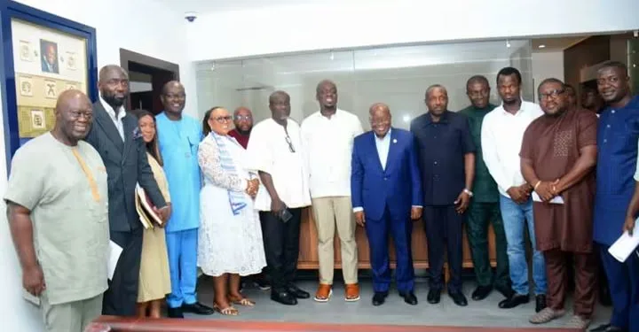Akufo-Addo entreats NPP new executives to unite party behind Bawumia for Victory 2028